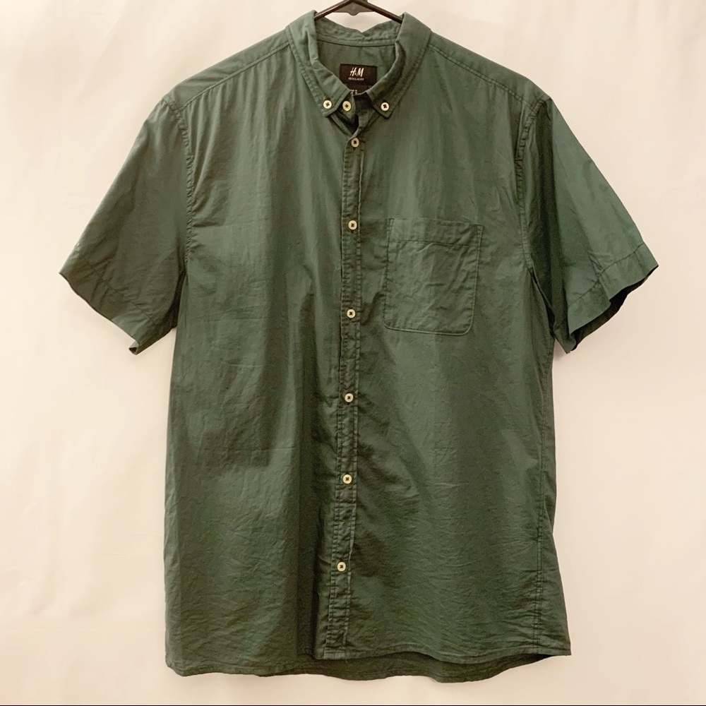 H&M Men’s Casual Short Sleeve Shirt M